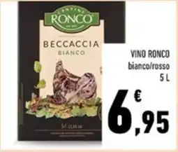 Conad Vino ronco bianco/rosso offerta