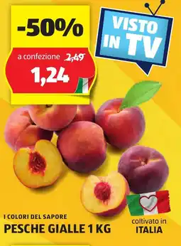 ALDI I colori del sapore pesche gialle offerta