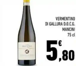 Conad di gallura d.o.c.g. mancini offerta