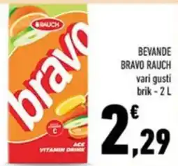 Conad Bevande bravo rauch vari gusti offerta