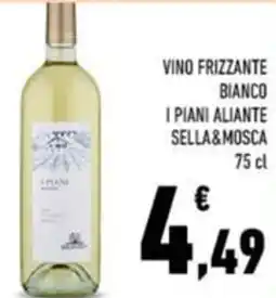 Conad Sella&mosca vino frizzante bianco i piani aliante offerta