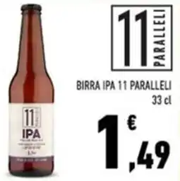 Conad Birra ipa 11 paralleli offerta