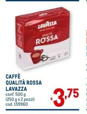 Metro Caffè qualità rossa offerta