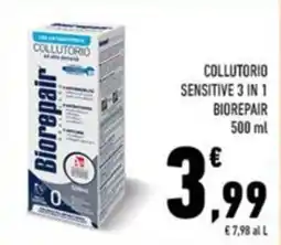 Conad Biorepair collutorio sensitive 3 in 1 offerta