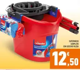 Conad Vileda supermocio completo con secchio offerta