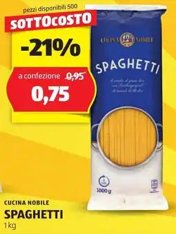 ALDI Cucina nobile spaghetti offerta