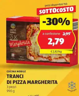ALDI Cucina nobile tranci di pizza margherita offerta