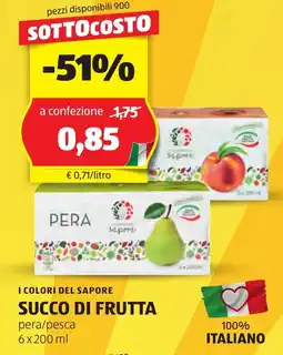 ALDI I colori del sapore succo di frutta offerta