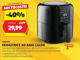 ALDI Ambiano friggitrice ad aria calda offerta