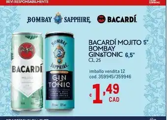 Metro Bacardi mojito 5° offerta