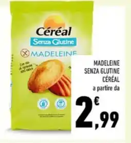Conad Céréal madeleine senza glutine offerta