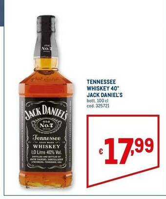 Metro Jack daniel's - tennessee whiskey offerta