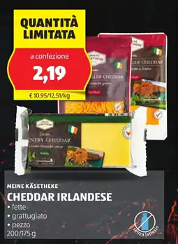 ALDI Meine käsetheke cheddar irlandese offerta