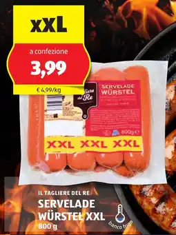 ALDI Il tagliere del re servelade würstel xxl offerta