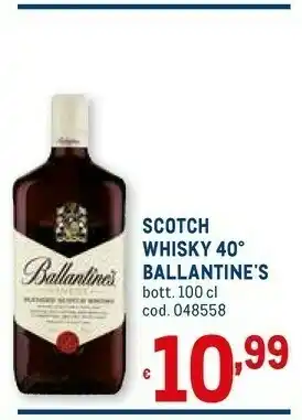 Whisky 40 ballantine's