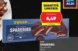 ALDI Tulip spareribs con salsa bbq offerta