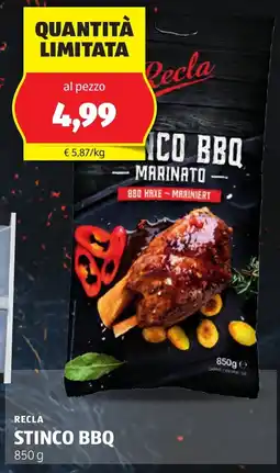 ALDI Recla stinco bbq offerta