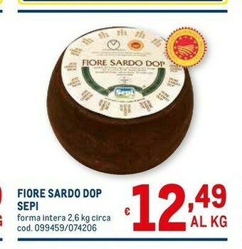 Metro Sepi fiore sardo dop offerta