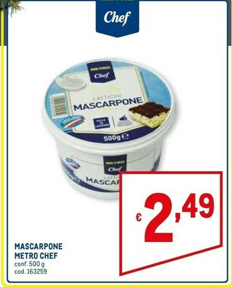 Metro Mascarpone offerta