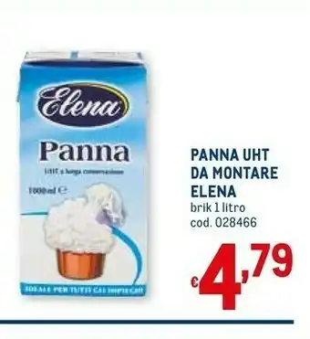 Metro Elena panna uht da montare offerta