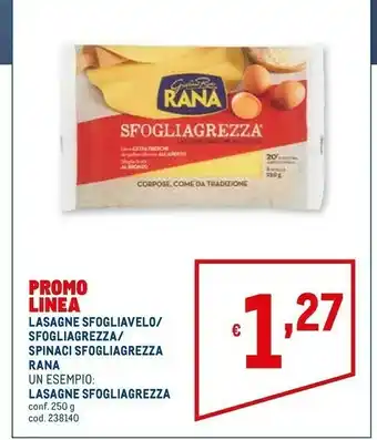 Metro Lasagne sfogliagrezza 250 g offerta