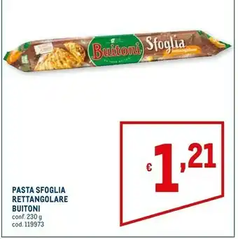 Metro Pasta sfoglia rettangolare 230 g offerta