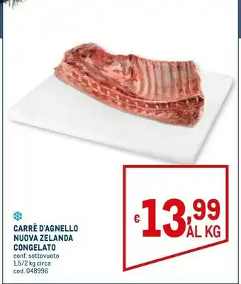 Metro Carrè d'agnello offerta