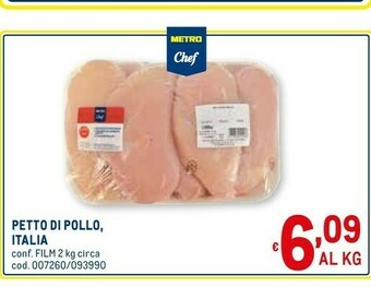 Metro Petto di pollo offerta
