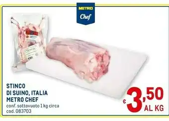 Metro Stinco di suino offerta