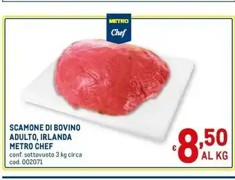 Metro Scamone di bovino adulto, irlanda offerta