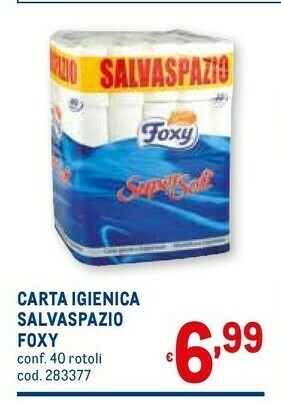 Metro Carta igienica salvaspazio offerta