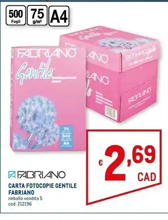 Metro Carta fotocopie gentile offerta