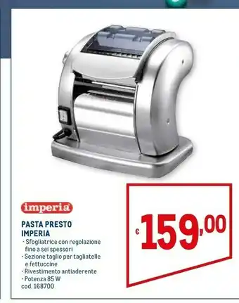 Metro Pasta presto offerta