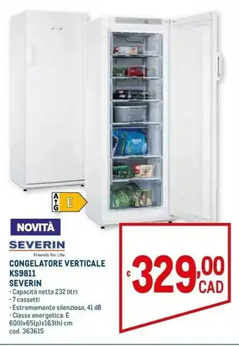 Congelatore verticale ks9811