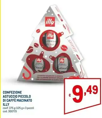 Metro Confezione astuccio piccolo di caffe macinato offerta