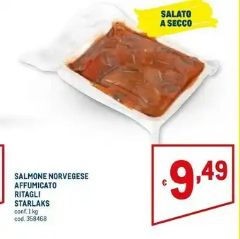 Metro Salmone norvegese affumicato ritagli offerta