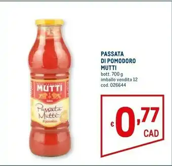 Metro Passata di pomodoro 700 g(ml) offerta