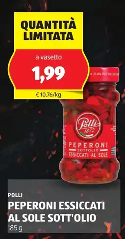 ALDI Polli peperoni essiccati al sole sott'olio offerta