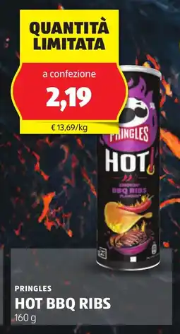 ALDI Pringles hot bbq ribs offerta