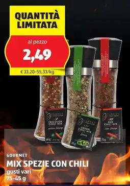 ALDI Gourmet mix spezie con chili offerta