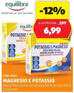 ALDI Equilibra magnesio e potassio offerta