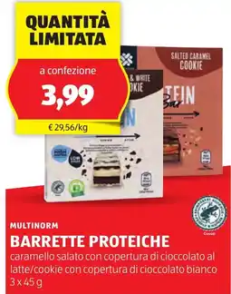 ALDI Multinorm barrette proteiche offerta