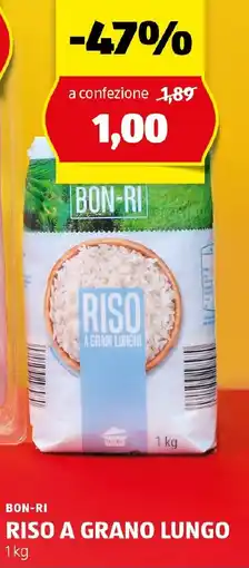ALDI Bon-ri riso a grano lungo offerta