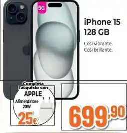 Expert iPhone 15 128 GB offerta