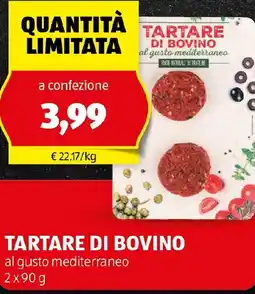 ALDI Tartare di bovino offerta