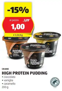 ALDI Crane high protein pudding offerta