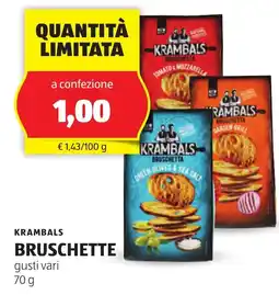 ALDI KRAMBALS bruschetta offerta