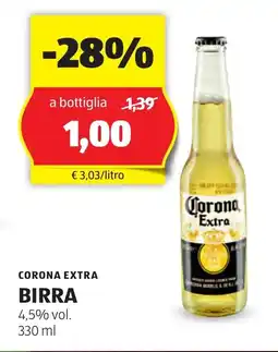 ALDI Corona extra birra offerta
