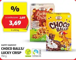ALDI Happy harvest choco balls/ lucky crisp offerta