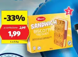 ALDI Mucci biscotto gelato tre gusti offerta